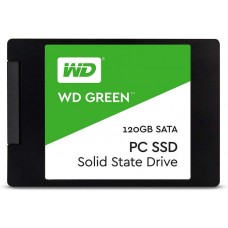 WD Green 120GB PC SSD Drive - SATA III 6 Gb/s, 2.5"/7mm
